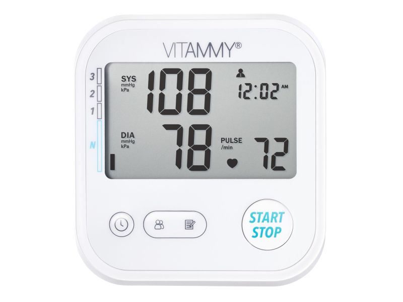 Ciśnieniomierz VITAMMY Next E1 Mówiący po Polsku z Zasilaczem - obrazek 3
